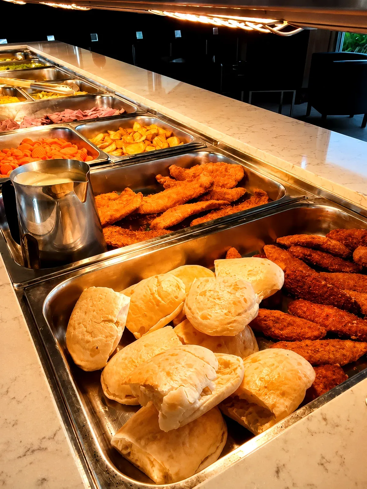 Buffet spread — mains